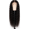 Natural 13x4 Frontal Wig - Deep Wave
