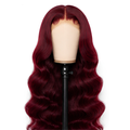 Burgundy 13x4 Frontal Wig- Body Wave