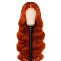 Burnt Orange 13x4 Frontal Wig- Body Wave